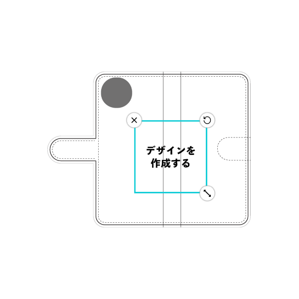 オリジナルAQUOS wish4 (SH-52E)手帳型スマホケース