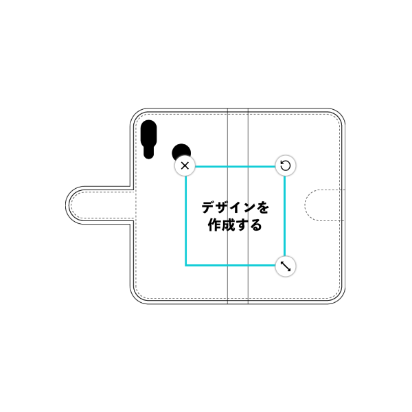 オリジナルZenFone 5 (ZE620KL)手帳型スマホケース