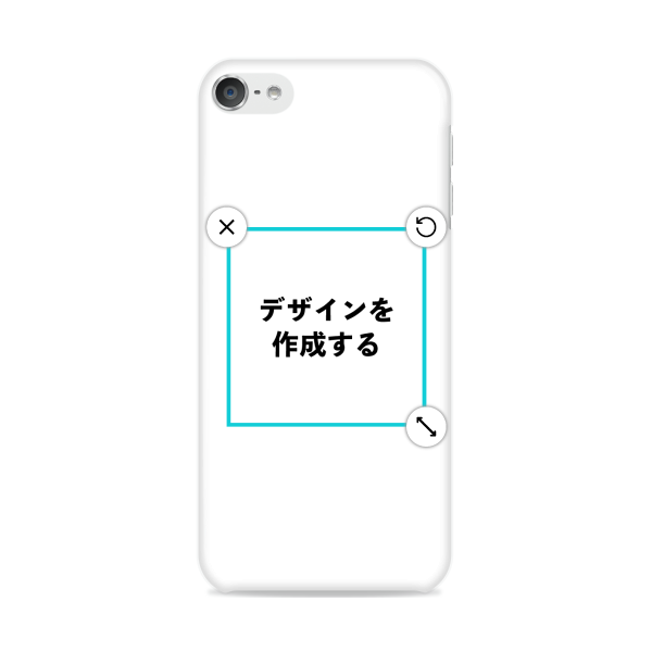オリジナルiPodTouch6thハードスマホケース白