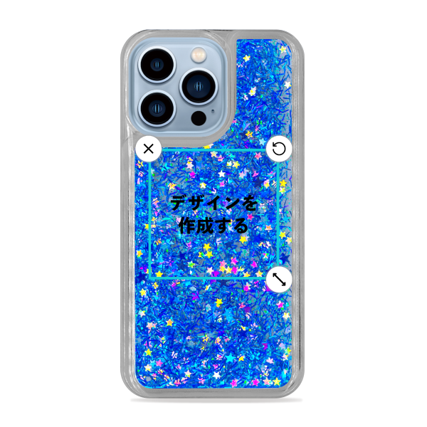 オリジナルiPhone13Proグリッタースマホケースピンク