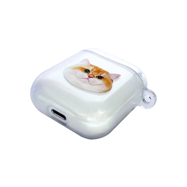 オリジナルAirPods (第1_2世代)ケースソフトケース透明