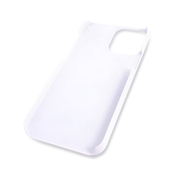 オリジナルiPhone15Plusハードスマホケース白