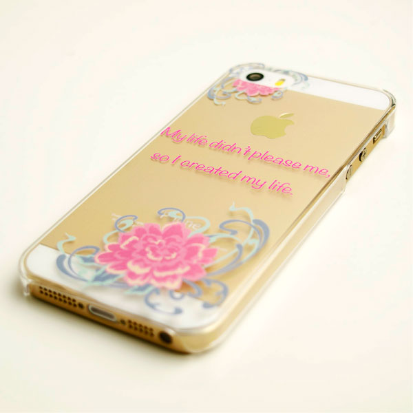 オリジナルiPhone5_5s_SEハードスマホケース透明