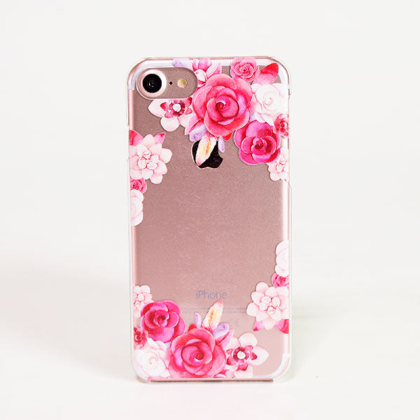 オリジナルiPhone7ハードスマホケース透明