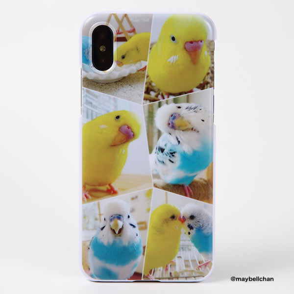 オリジナルiPhoneXS Maxハードスマホケース白