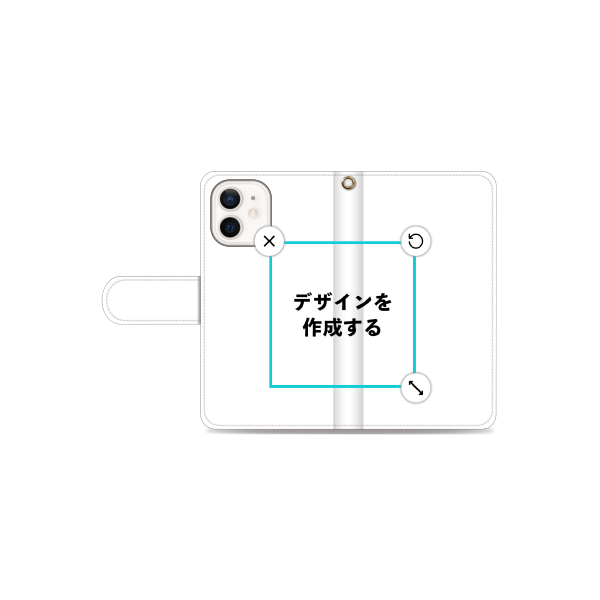 オリジナルiPhone12mini手帳型スマホケース